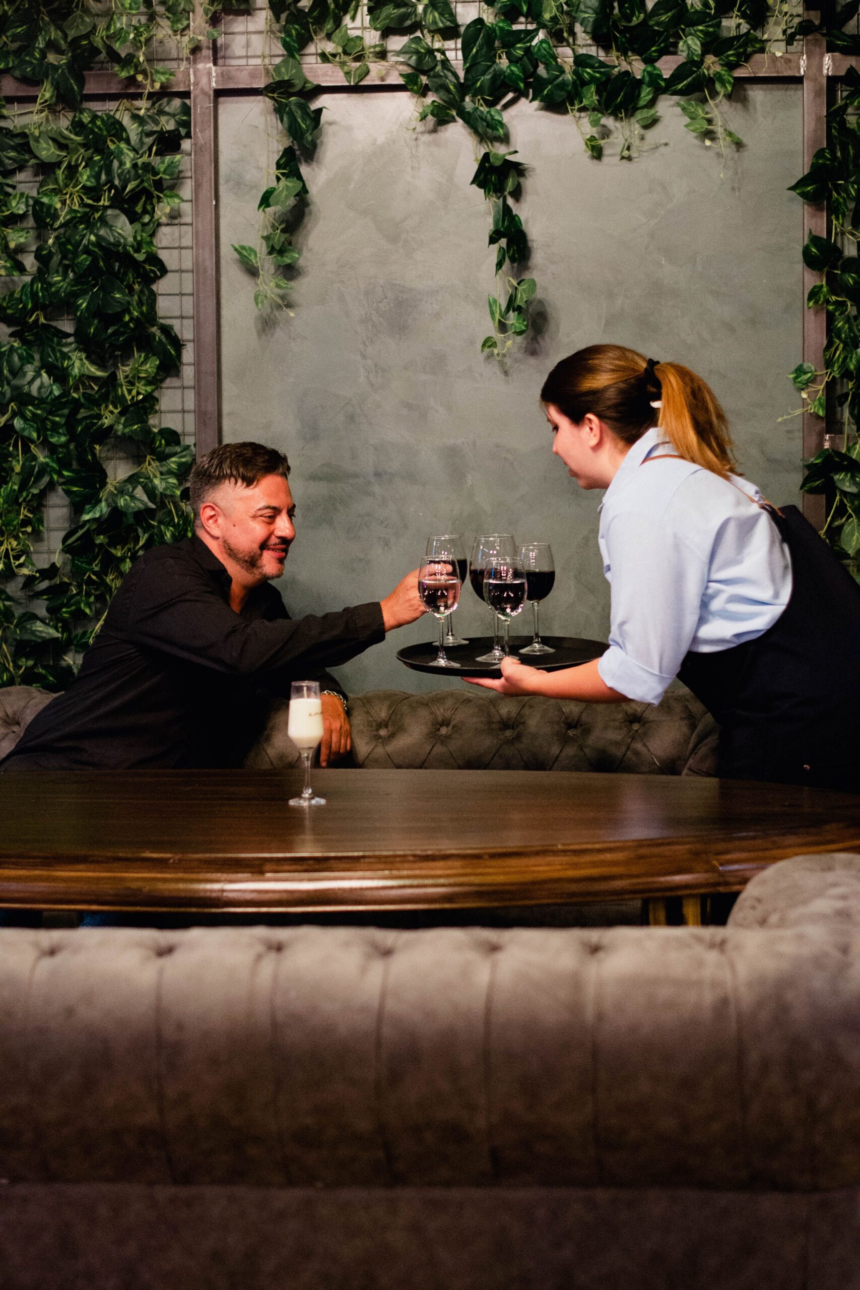 Hospitality staff at a New York venue